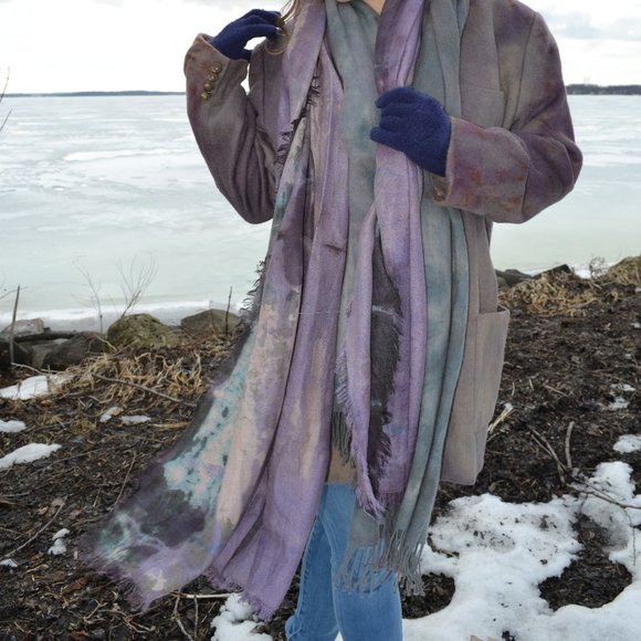 Hand Crafted Jackets & Blazers - Wool camel Blazer coat Jacket purple 10 12 14 16 XL plus unisex Gray beige